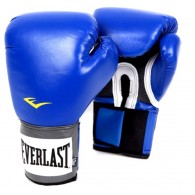 Перчатки боксёрские EVERLAST Pro Style Anti-MB PU 2210U 10 унций Синий